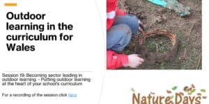Session 19: Becoming sector leading in outdoor learning