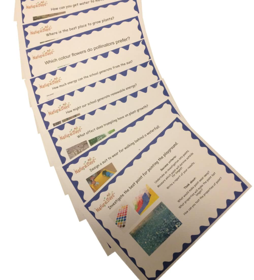 Science and technology challenge cards
