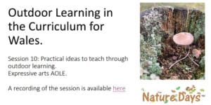 Session 10: Practical ideas to teach through outdoor learning. Expressive arts AOLE.